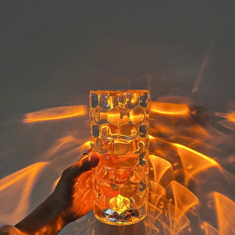 New Rechargeable Water Drop Crystal Night Light