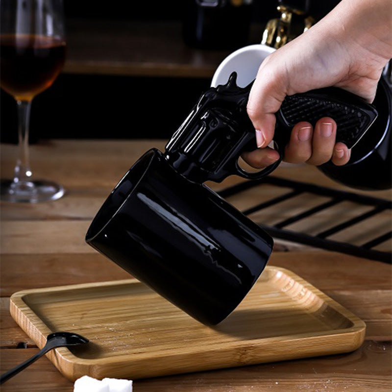 Pistol Shaped Ceramic Coffee Mug