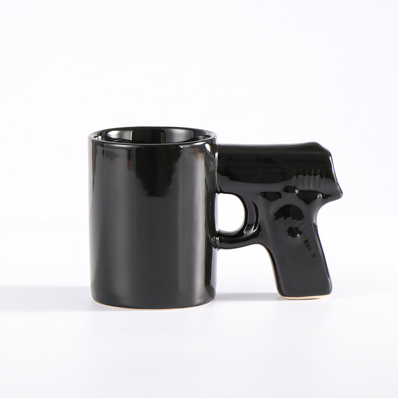 Pistol Shaped Ceramic Coffee Mug