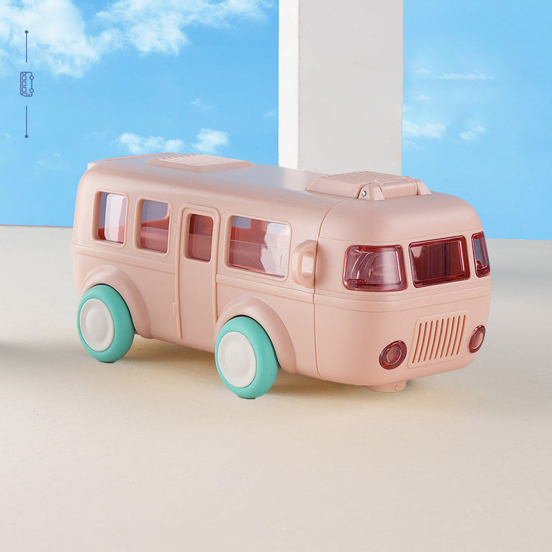 Car Straw Water Cup Detachable Bus Water Bottle