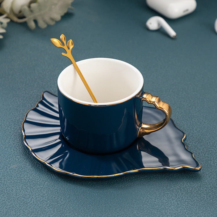 Conch Coffee Cup And Saucer Set