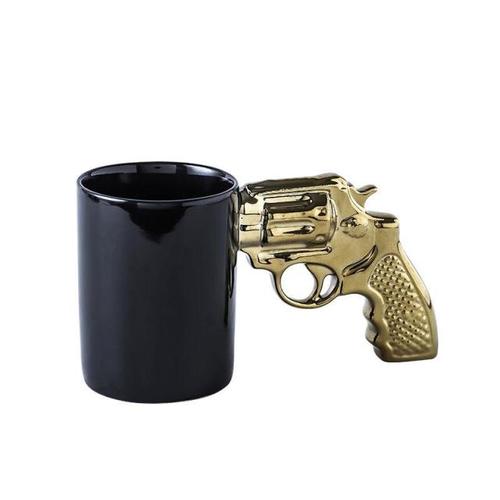 Pistol Shaped Ceramic Coffee Mug