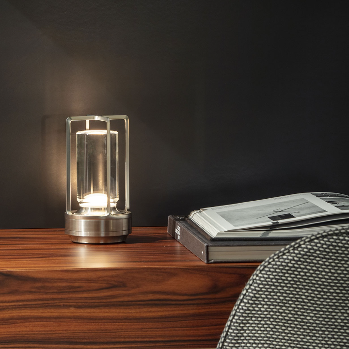 Angelo: Metal Lantern Crystal Table Lamp - Perfect Decorative Table Lamp. Create The Best Scene