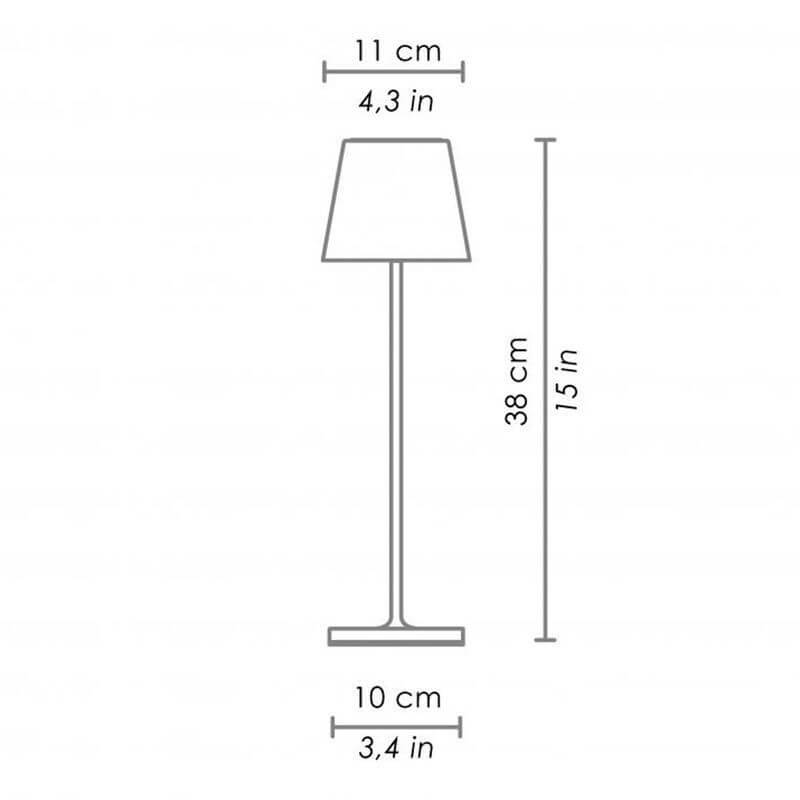 LED Creative Rechargeable Table Lamp - Portable Bedside Lamp Bar Atmosphere Decorative Lamp