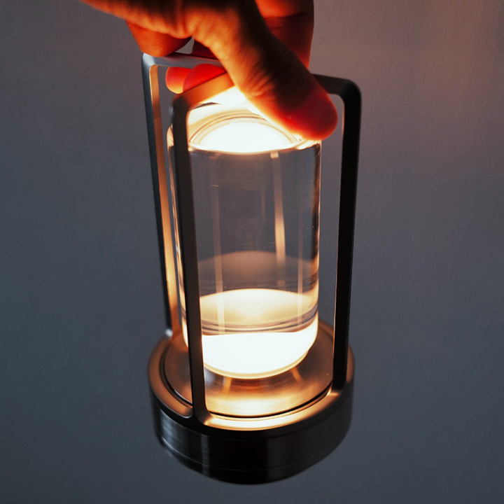 Angelo: Metal Lantern Crystal Table Lamp - Perfect Decorative Table Lamp. Create The Best Scene