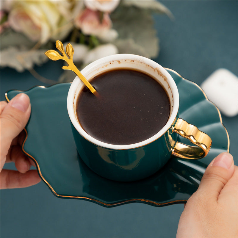 Conch Coffee Cup And Saucer Set