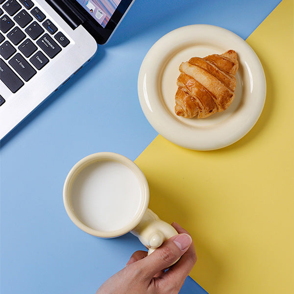 You Doing Great Mug, Thumbs Up Coffee Mug & Saucer