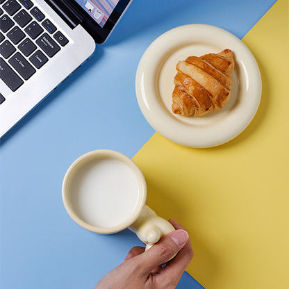 You Doing Great Mug, Thumbs Up Coffee Mug & Saucer