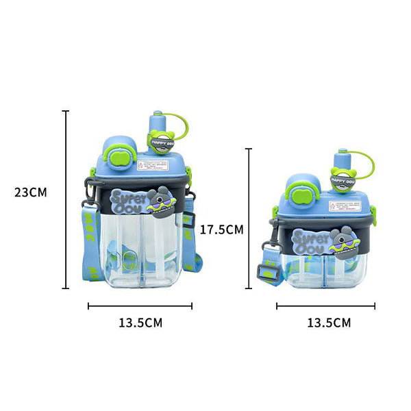Separate Warehouse Double Drinking Cup Large-Capacity Outdoor Portable Straw Kettle