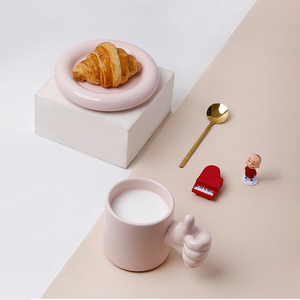 You Doing Great Mug, Thumbs Up Coffee Mug & Saucer