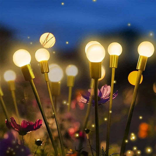 (2PC) Solar Waterproof Firefly Light