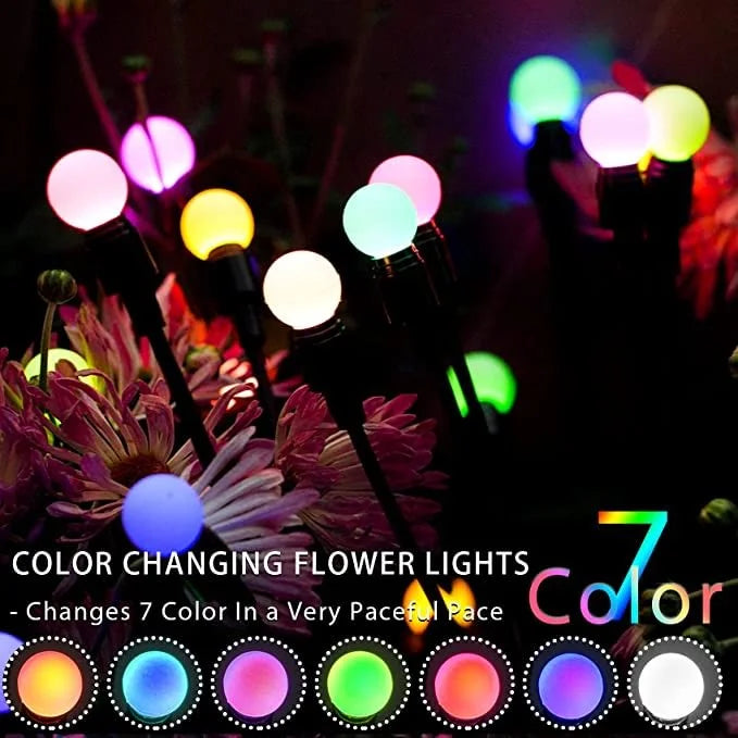 (2PC) Solar Waterproof Firefly Light