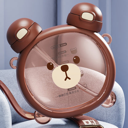 Carat Bear Double Drinking Cup Large Capacity Cute Cartoon Children’S Water Cup