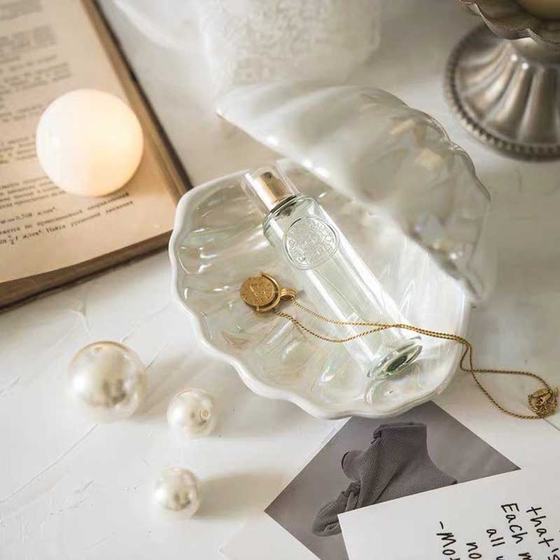 Ceramic Shell Pearl Lamp Night Light