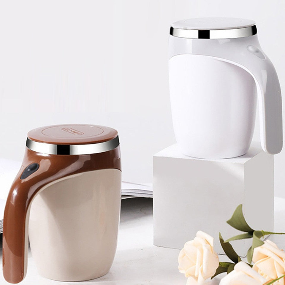 Portable Automatic Magnetic Stirring Mug Thermos Cup