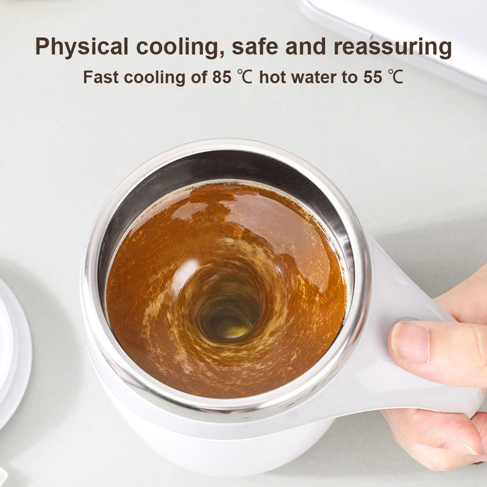 Portable Automatic Magnetic Stirring Mug Thermos Cup