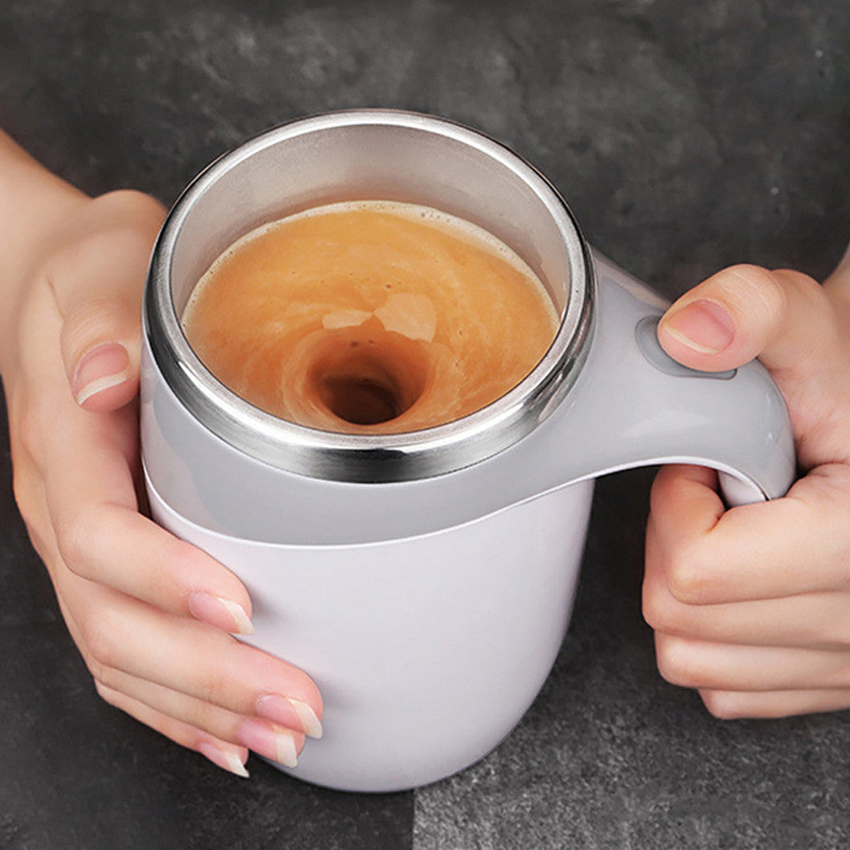 Portable Automatic Magnetic Stirring Mug Thermos Cup
