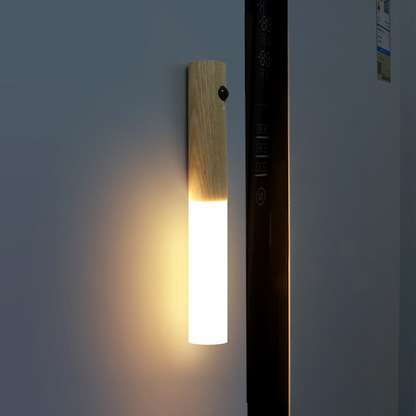 Motion Sensor Night Light - Hand-held Portable & Magnetic Smart LED Light ｜Wood Stick with Large Battery