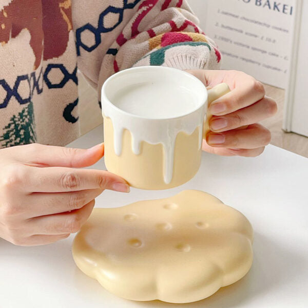 Ceramic Biscuit Coffee Mug