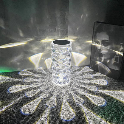New Rechargeable Water Drop Crystal Night Light