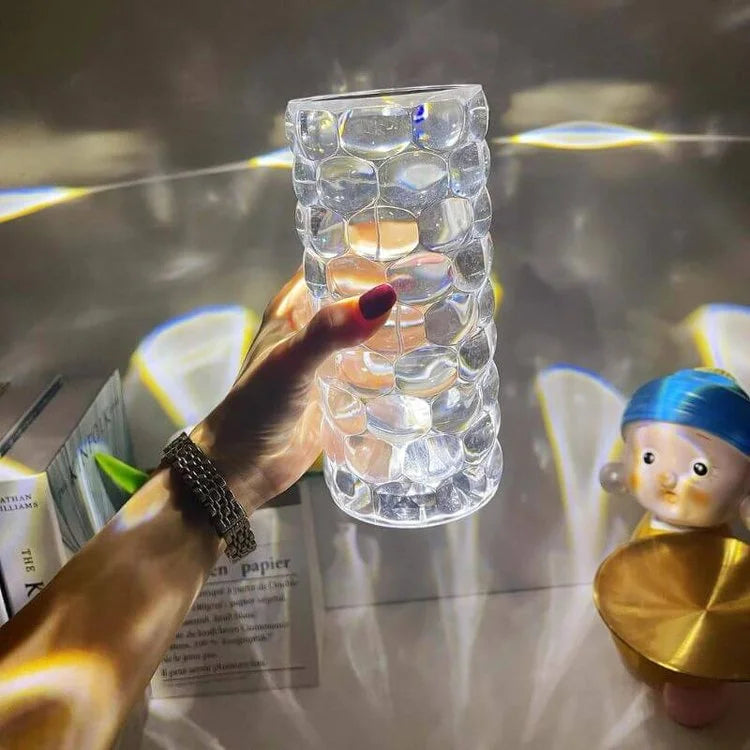New Rechargeable Water Drop Crystal Night Light