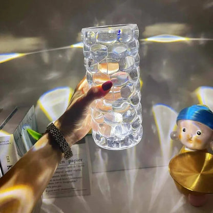 New Rechargeable Water Drop Crystal Night Light