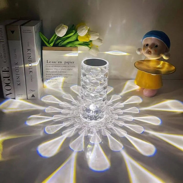 New Rechargeable Water Drop Crystal Night Light