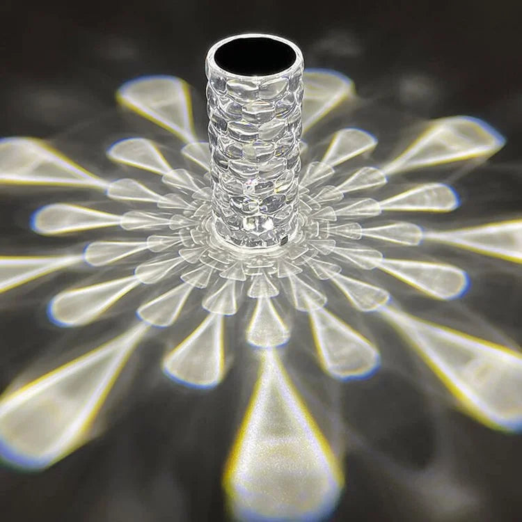New Rechargeable Water Drop Crystal Night Light