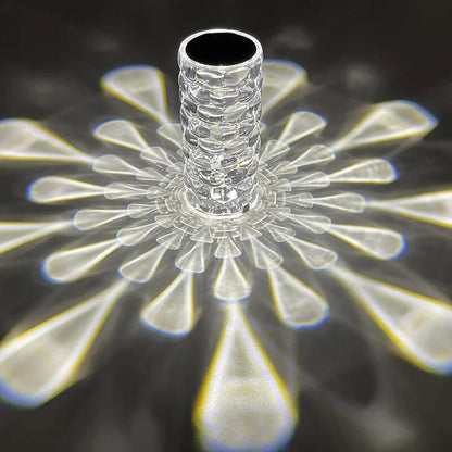New Rechargeable Water Drop Crystal Night Light