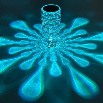 New Rechargeable Water Drop Crystal Night Light