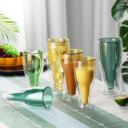 "Upside Down" Beer Glasses