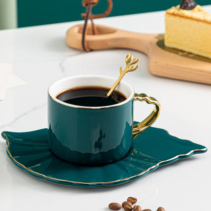 Conch Coffee Cup And Saucer Set