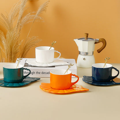 Conch Coffee Cup And Saucer Set