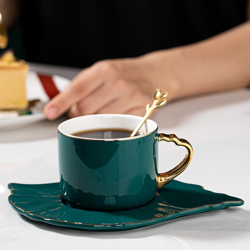Conch Coffee Cup And Saucer Set