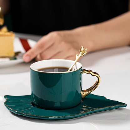 Conch Coffee Cup And Saucer Set