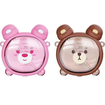 Carat Bear Double Drinking Cup Large Capacity Cute Cartoon Children’S Water Cup