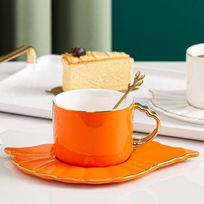 Conch Coffee Cup And Saucer Set