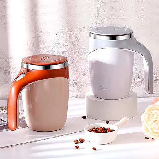 Portable Automatic Magnetic Stirring Mug Thermos Cup