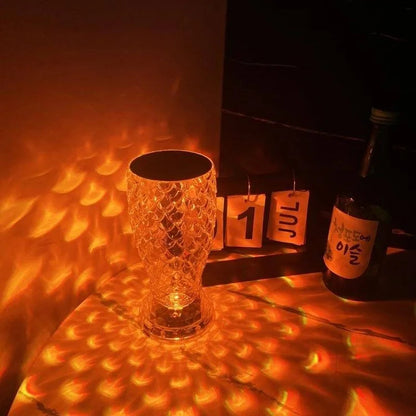 Rechargeable Crystal Fish Scale Night Light