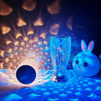 Rechargeable Crystal Fish Scale Night Light