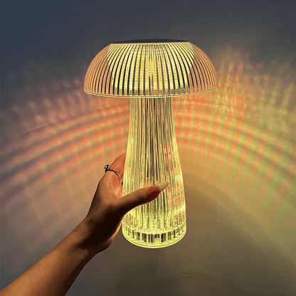 Creative Mushroom Table Lamp - Diamond Crystal Lamp With Colorful Ambient Light