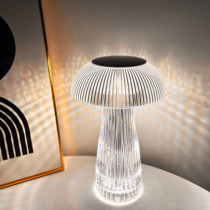 Creative Mushroom Table Lamp - Diamond Crystal Lamp With Colorful Ambient Light