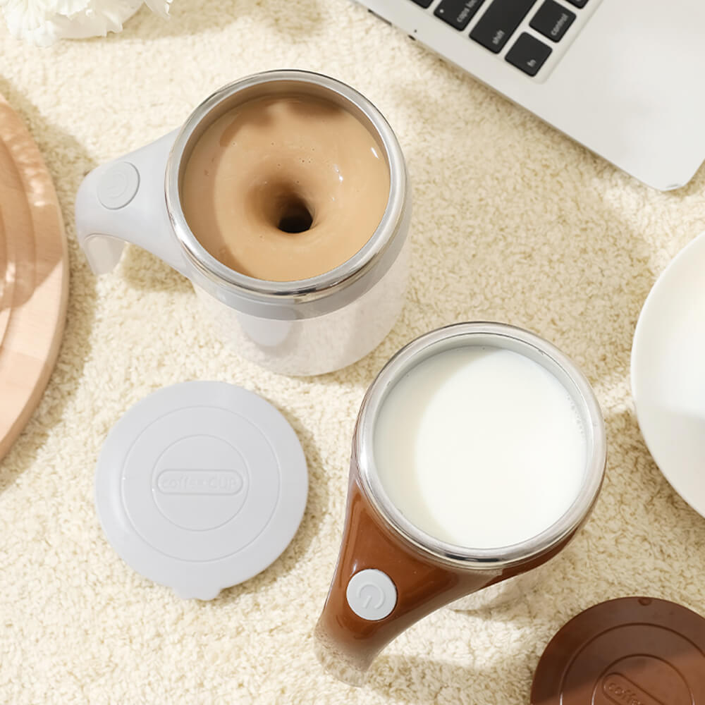 Portable Automatic Magnetic Stirring Mug Thermos Cup