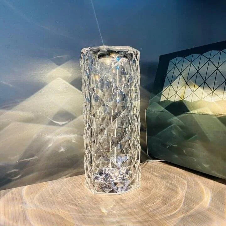 Rose Diamond Crystal Rechargeable Night Light