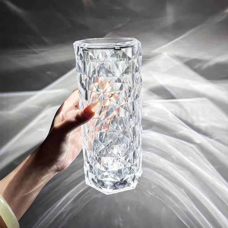 Rose Diamond Crystal Rechargeable Night Light