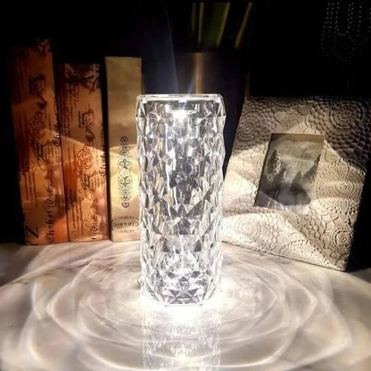 Rose Diamond Crystal Rechargeable Night Light