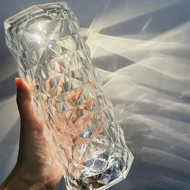 Rose Diamond Crystal Rechargeable Night Light