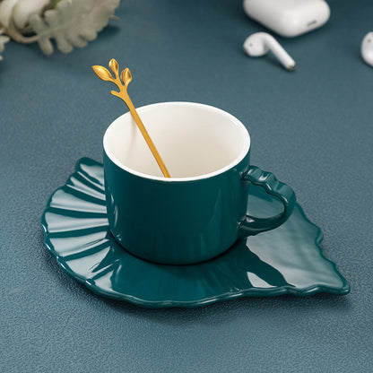Conch Coffee Cup And Saucer Set