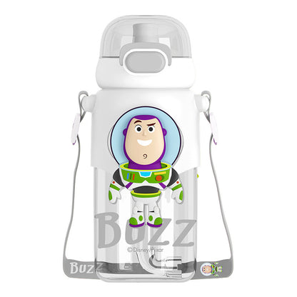 Children'S Water Bottle With Straw Summer Double Drinking Water Bottle