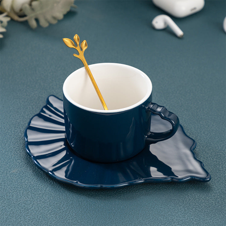 Conch Coffee Cup And Saucer Set